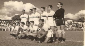 1950 - Seleção Brasileira com a camisa do Ipiranga