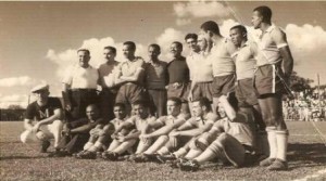 1950  - Seleção Brasileira com a camisa do Najá