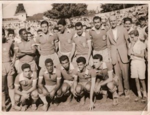 1958 - Seleção Brasileira com a camisa do Najá