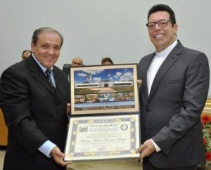 Vereador Jairinho Borges e Padre Márcio André
