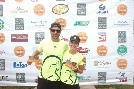 Fredy Guerra e Juliana Fernandes venceram na categoria Dupla Mista